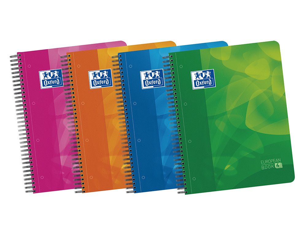 Caderno A4 Capa Pp Espiral Oxford C/Divisorias Extraiveis Quadriculado 120Fl 90G Sortido 400027277  ( Imagem 2 de 6 ) - Preview