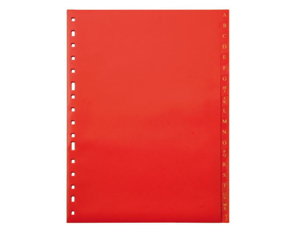 Alphabetical plastic a-z fourth paper leader divider ( Imagem 3 de 9 ) - Preview