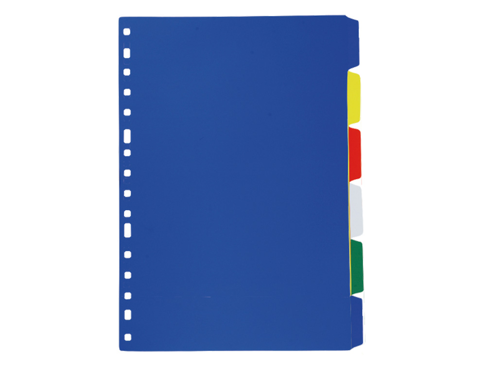 Separador liderpapel em plastico conjunto de 6 separadores folio 16 furos (10 unidades) ( Imagem 3 de 14 ) - Preview