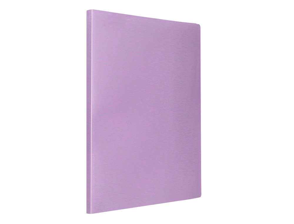 Capa catalogo liderpapel 40 bolsas polipropileno din a4 lavanda opaco ( Imagem 5 de 11 ) - Preview