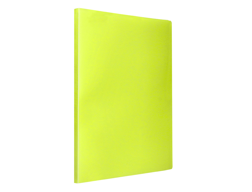 Capa catalogo liderpapel 40 bolsas polipropileno din a4 amarelo fluor opaco ( Imagem 5 de 11 ) - Preview