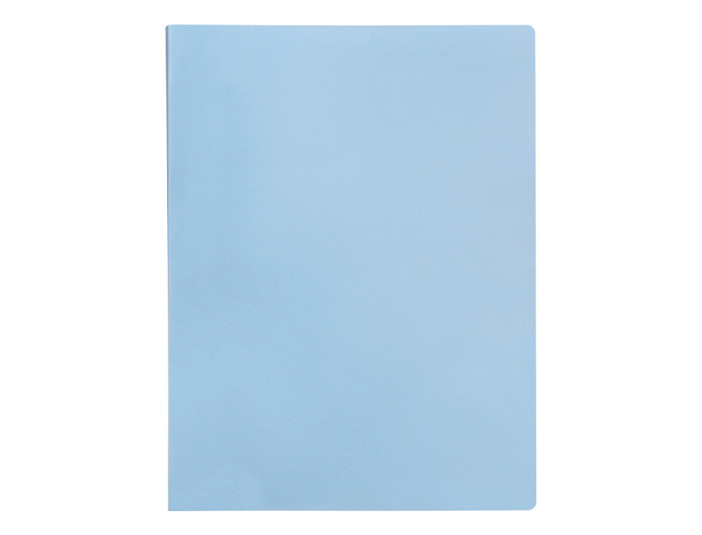 Capa catalogo liderpapel 30 bolsas polipropileno din a4 celeste opaco ( Imagem 2 de 11 ) - Preview