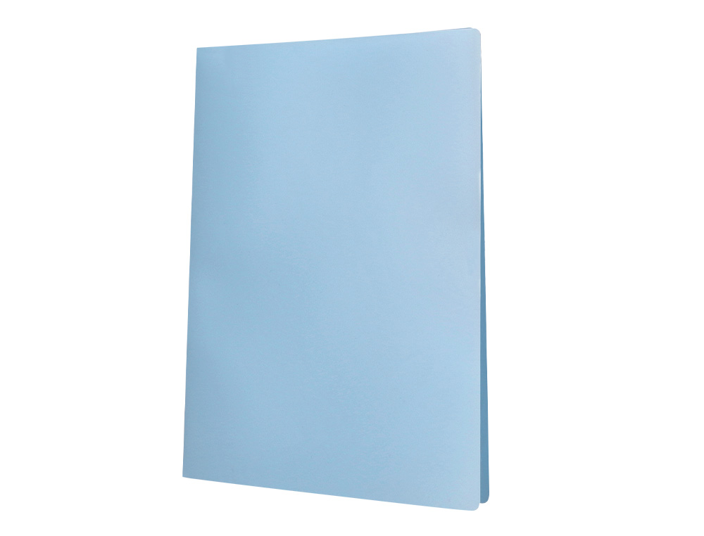 Capa catalogo liderpapel 30 bolsas polipropileno din a4 celeste opaco ( Imagem 3 de 11 ) - Preview