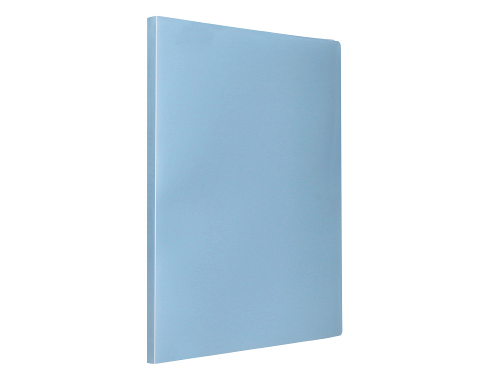 Capa catalogo liderpapel 30 bolsas polipropileno din a4 celeste opaco ( Imagem 5 de 11 ) - Preview