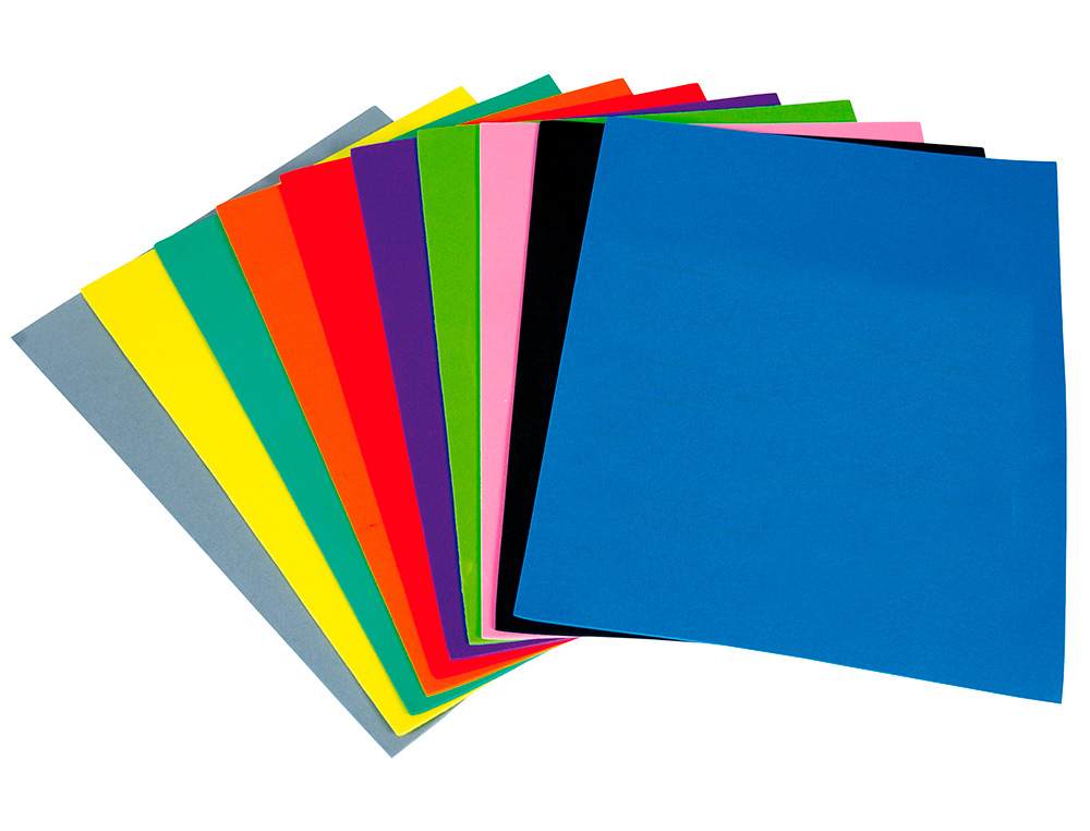 Goma eva liderpapel 50x70 cm 60gr 1,5 mm espessura amarelo (10 unidades) ( Imagem 4 de 6 ) - Preview