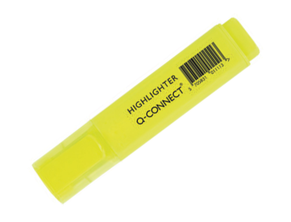 Marcador Q-Connect Fluorescente Com Ponta Biselada - Estojo de 6 Cores ( Imagem 3 de 11 ) - Preview