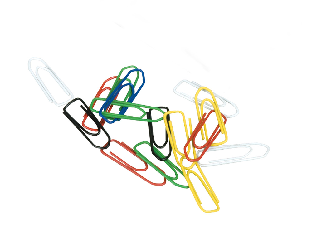 Clips de cores sortidas Q-connect - 26 mm. Caixa de 125 unidades ( Imagem 3 de 4 ) - Preview