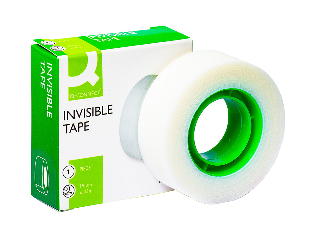 Fita adesiva q-connect invisivel 33 mt x 19 mm ( Imagem 2 de 9 ) - Preview