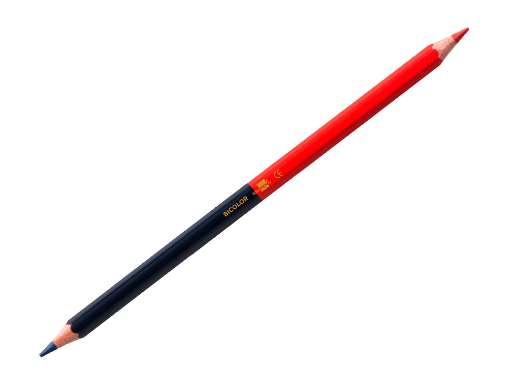 Lápis bicolor Liderpapel. Cor azul e vermelho. 12 unidades ( Imagem 2 de 6 ) - Preview