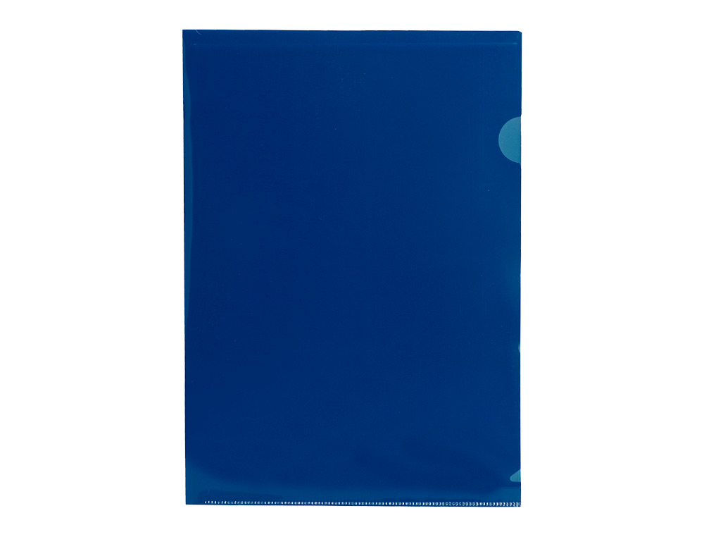 Bolsa Dossier com separador A4 Liderpapel - Azul Translúcido. 10 unidades ( Imagem 2 de 6 ) - Preview
