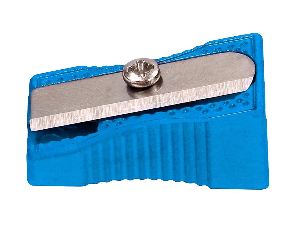 Apara lapis liderpapel metalico 1 uso cor azul (20 unidades) ( Imagem 2 de 20 ) - Preview