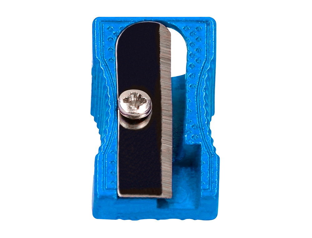 Apara lapis liderpapel metalico 1 uso cor azul (20 unidades) ( Imagem 3 de 20 ) - Preview