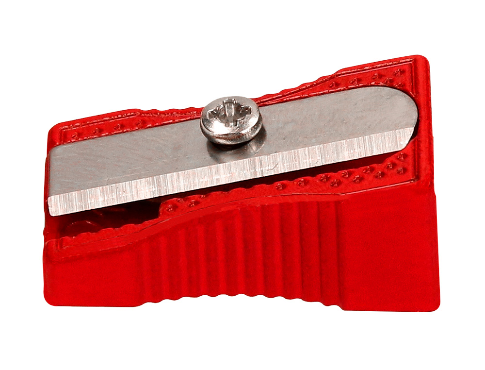 Apara lapis liderpapel metalico 1 uso cor vermelho (20 unidades) ( Imagem 2 de 20 ) - Preview