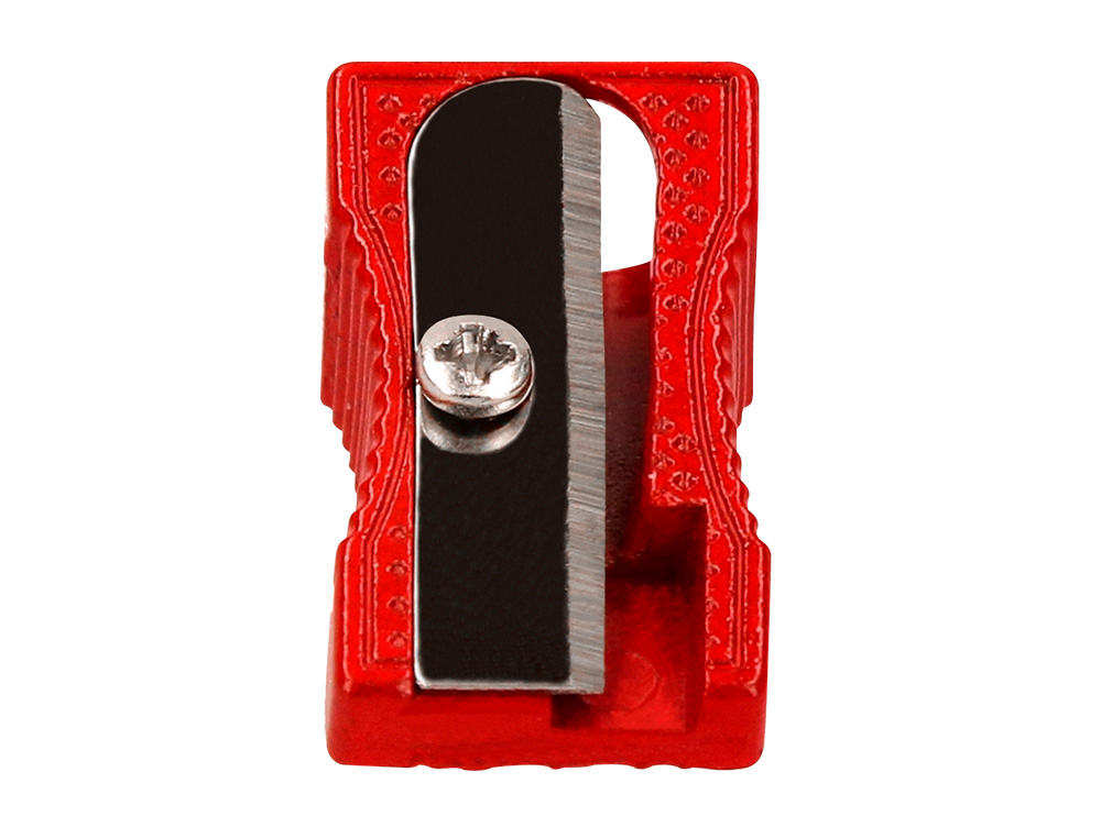 Apara lapis liderpapel metalico 1 uso cor vermelho (20 unidades) ( Imagem 3 de 20 ) - Preview