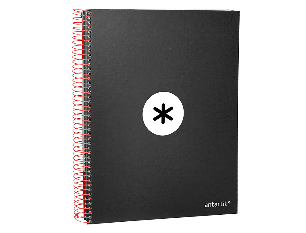 Caderno espiral liderpapel din a4 antartik capa forrada 120 f 100 gr pautado 5 bandas cor preto ( Imagem 5 de 11 ) - Preview