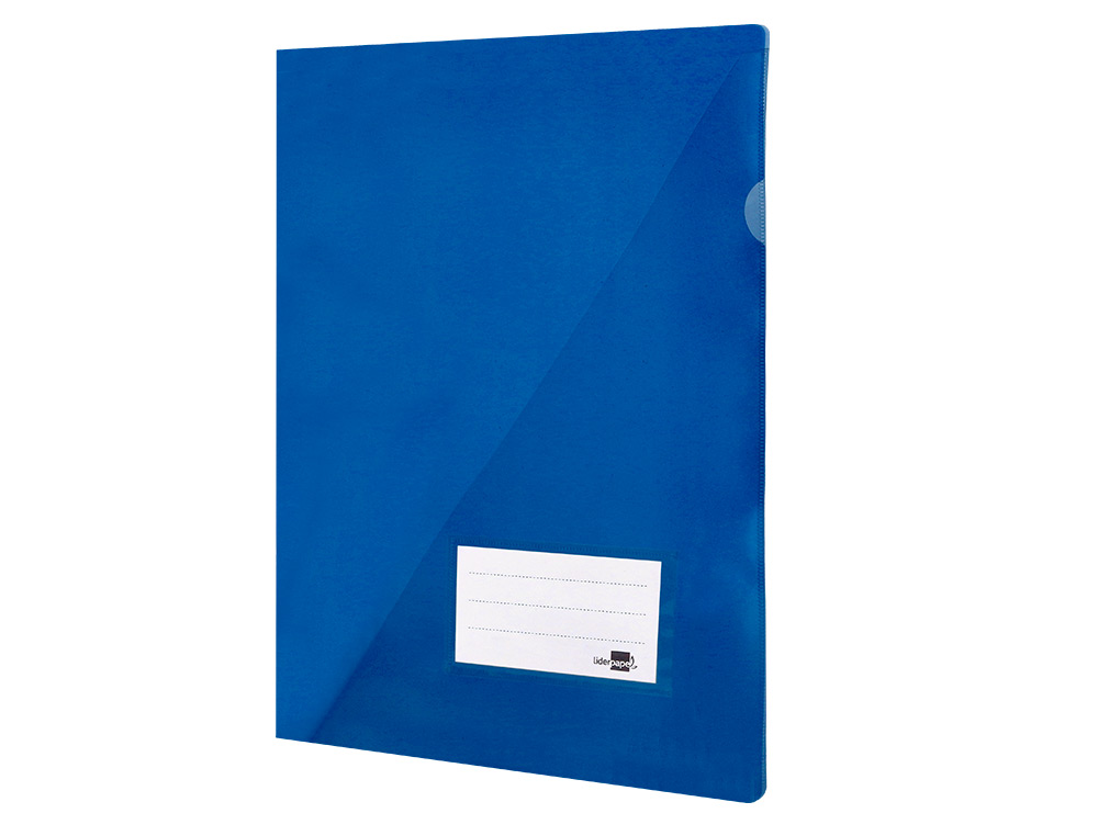 Bolsa dossier liderpapel din a4 polipropileno 180 microns azul translucido 20 folhas (10 unidades) ( Imagem 3 de 13 ) - Preview