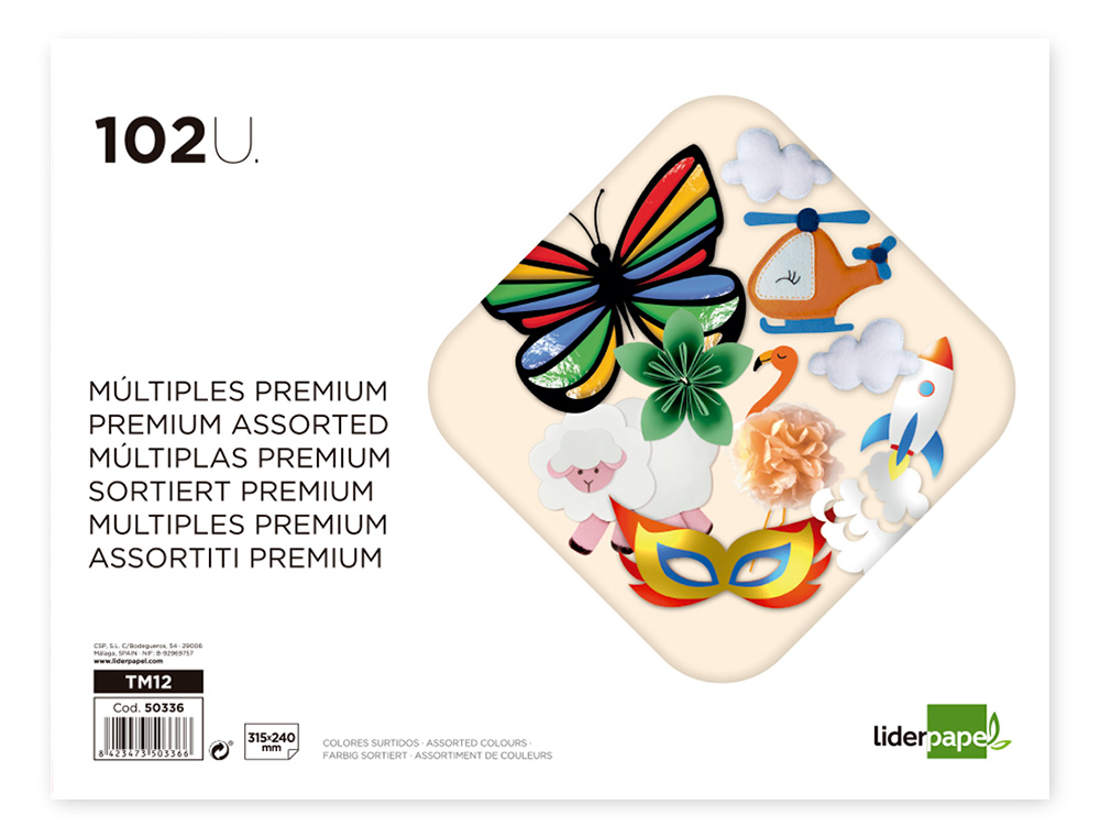 Bloco de trabalhos manuais Liderpapel - Premium ( Imagem 3 de 16 ) - Preview