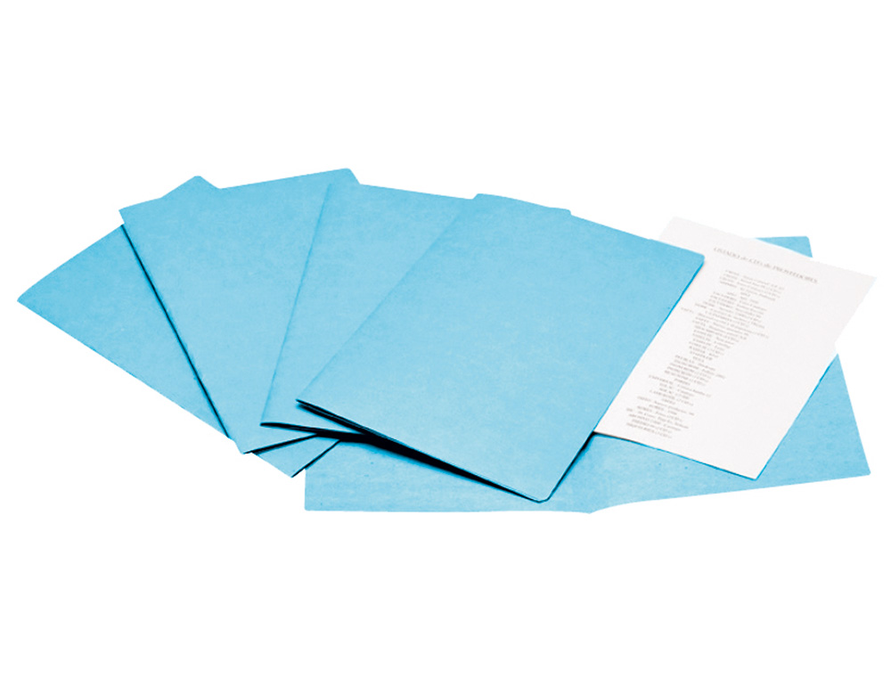 Classifier for 180 gsm cardstock, folio, intense light blue (50 units) ( Imagem 4 de 22 ) - Preview