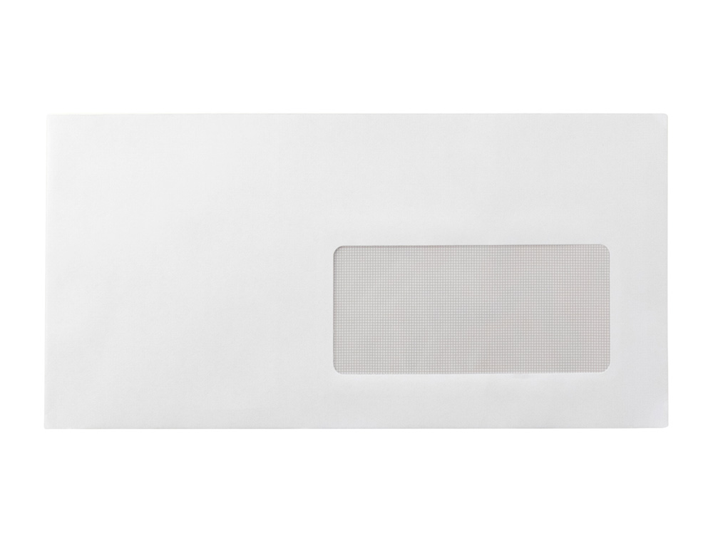 Envelope liderpapel americano branco 115x225 mm tira de silicone janela direita pack de 500 unidades ( Imagem 3 de 4 ) - Preview