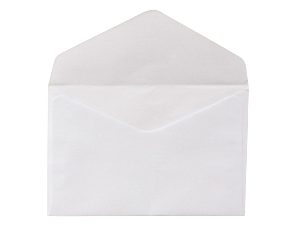 Envelope cartão de visita Liderpapel. Cor branco, 70 x 105 mm. 100 unidades ( Imagem 2 de 4 ) - Preview