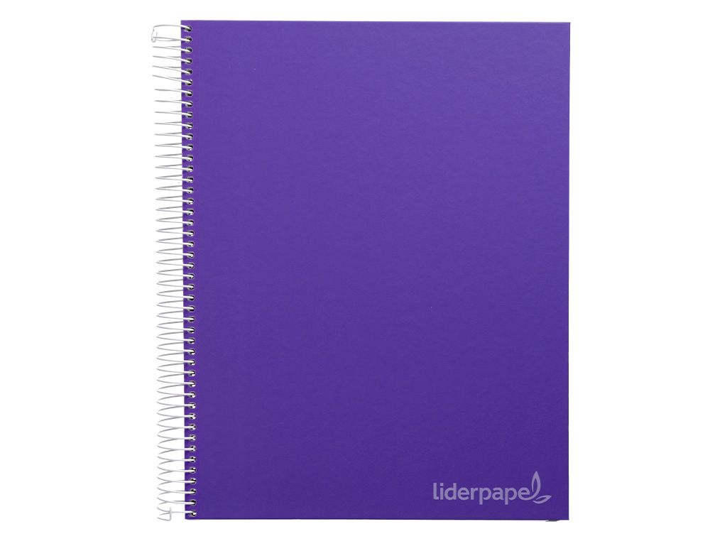 Caderno Espiral Liderpapel Din A4 Jolly Multidisciplina 140 F 75gr 28F 5mm 112F Pautadas 5 Bandas De Cores Sortidas ( Imagem 5 de 23 ) - Preview