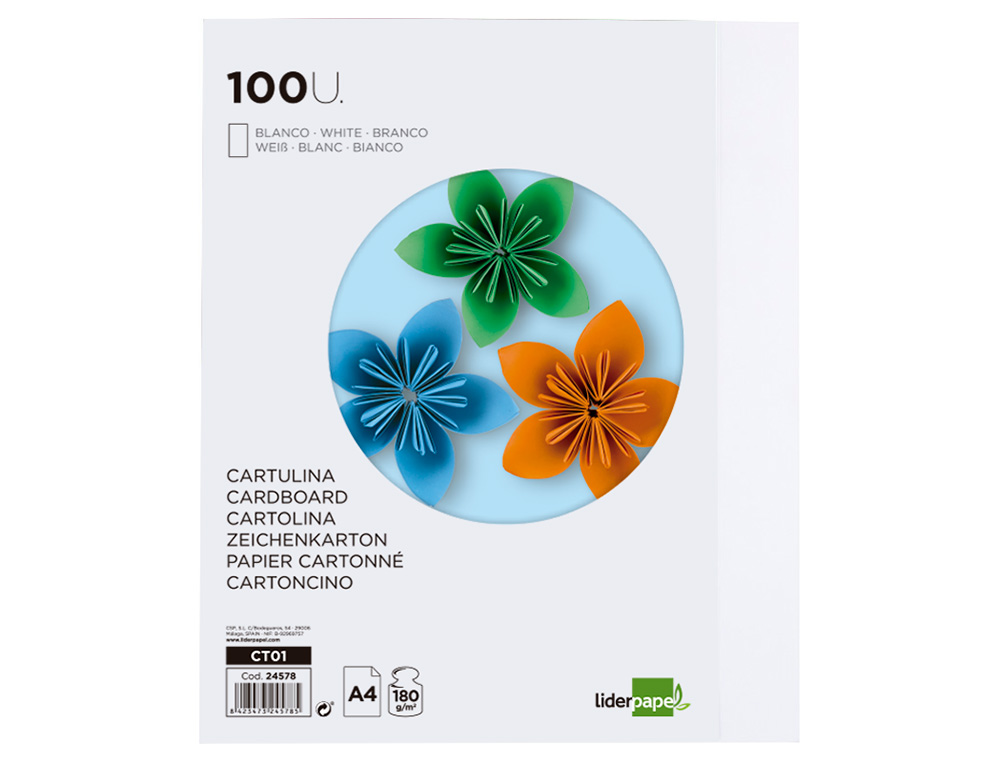 LIDERPAPEL - 100 FLS A4 BRANCAS 180g  24578 ( Imagem 4 de 19 ) - Preview