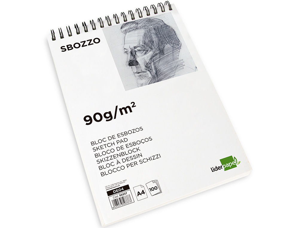 Bloco de esbocos liderpapel din a4 100 folhas 90 gr ( Imagem 3 de 16 ) - Preview
