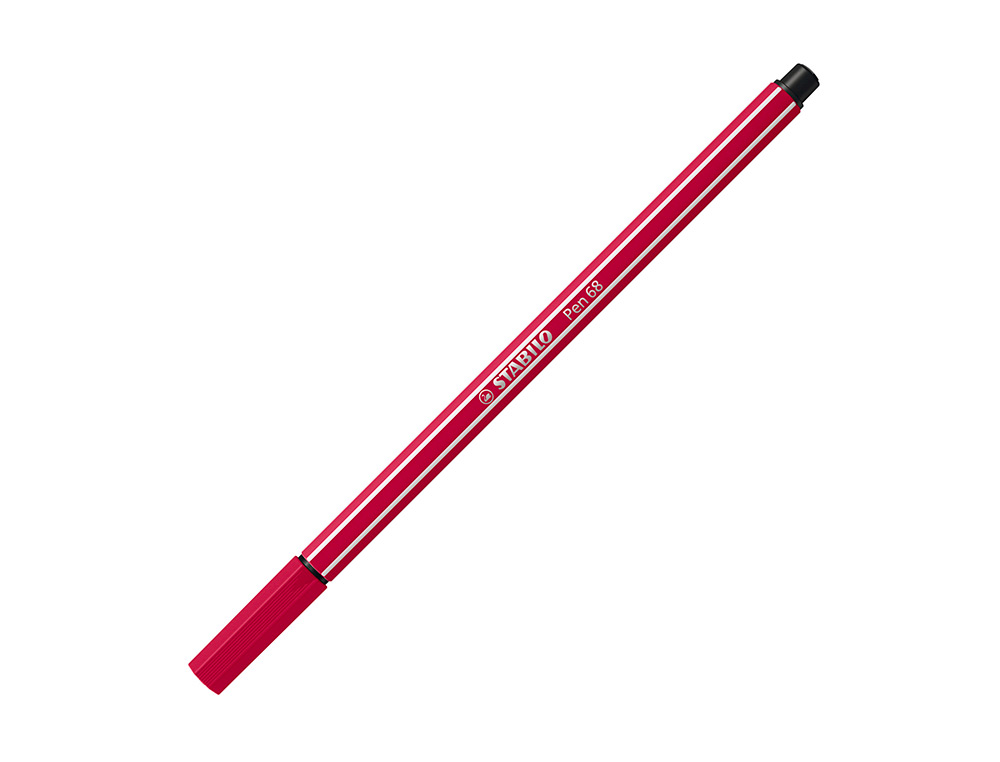 Marcador stabilo aguarelavel pen 68 vermelho escuro 1 mm ( Imagem 2 de 9 ) - Preview