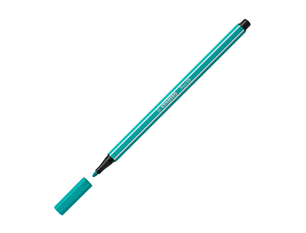 Marcador stabilo aguarelavel pen 68 verde gelo 1 mm (10 unidades) ( Imagem 3 de 9 ) - Preview