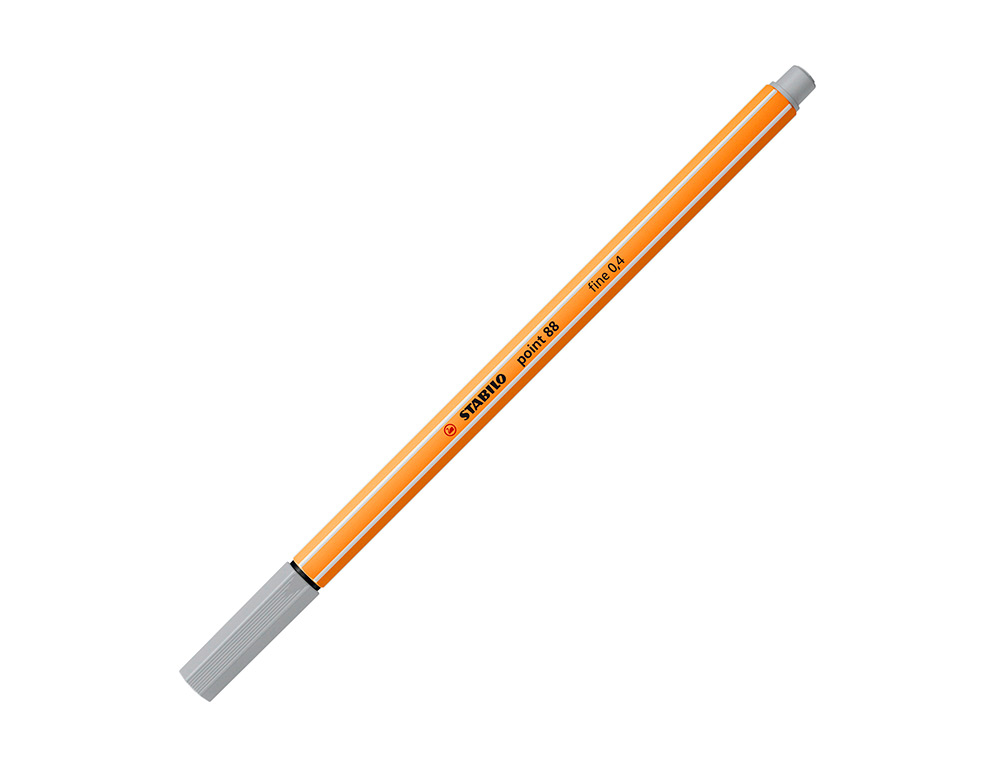Marcador stabilo ponta de fibra point 88 cinza 0,4 mm (10 unidades) ( Imagem 2 de 9 ) - Preview