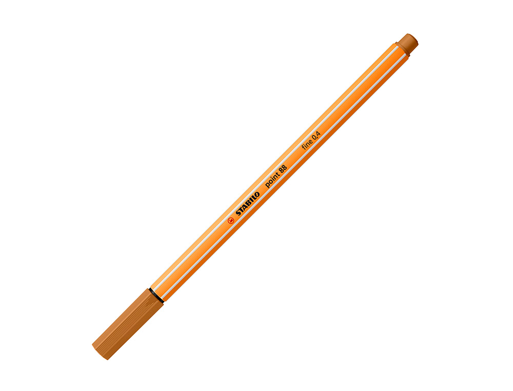Marcador stabilo ponta de fibra point 88 ocre escuro 0,4 mm (10 unidades) ( Imagem 2 de 9 ) - Preview