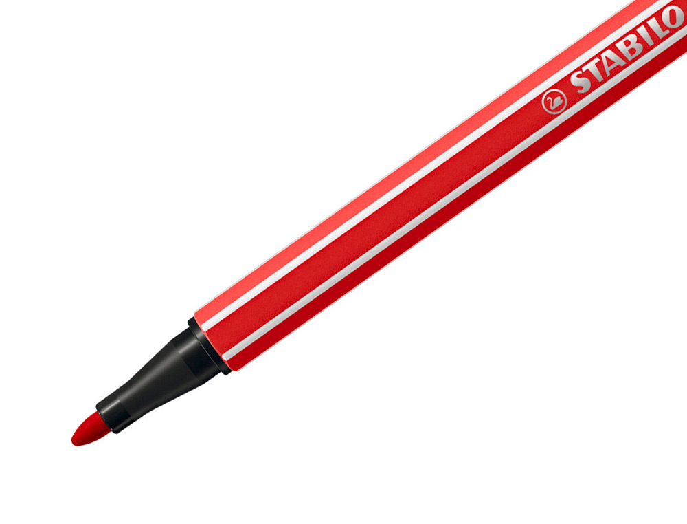 Marcador stabilo aguarelavel pen 68 vermelho carmim 1 mm ( Imagem 5 de 9 ) - Preview