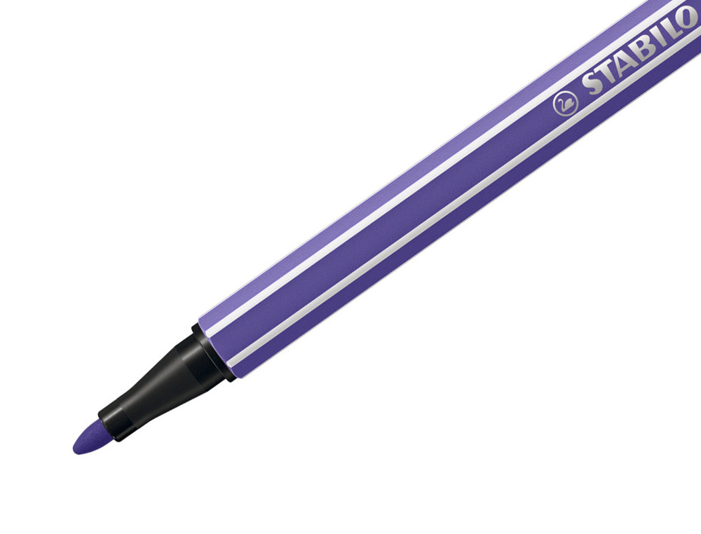 Marcador stabilo aguarelavel pen 68 violeta 1 mm (10 unidades) ( Imagem 5 de 9 ) - Preview