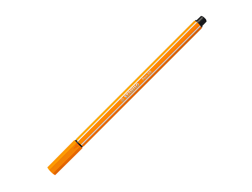 Marcador stabilo aguarelavel pen 68 laranja 1 mm (10 unidades) ( Imagem 2 de 9 ) - Preview