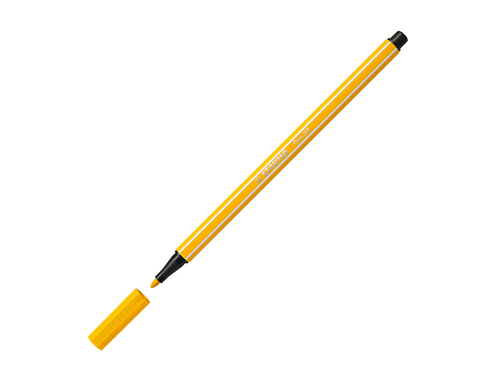Marcador stabilo aguarelavel pen 68 amarelo 1 mm ( Imagem 3 de 9 ) - Preview