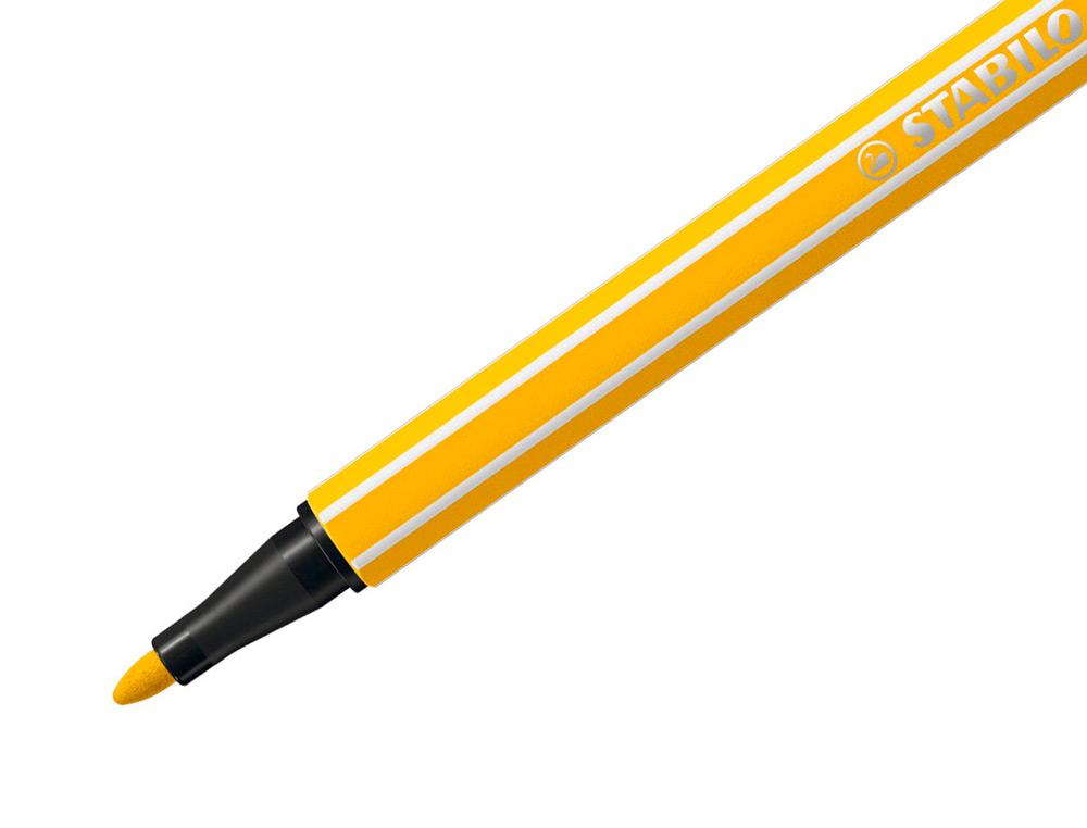 Marcador stabilo aguarelavel pen 68 amarelo 1 mm ( Imagem 5 de 9 ) - Preview