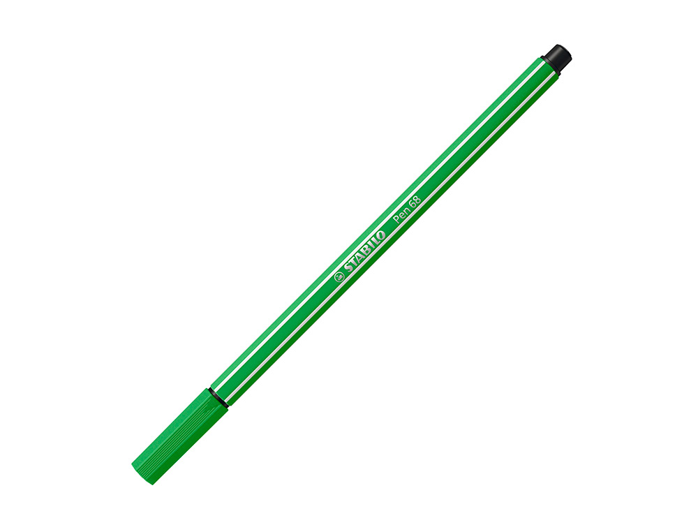 Marcador stabilo aguarelavel pen 68 verde folha 1 mm ( Imagem 2 de 9 ) - Preview