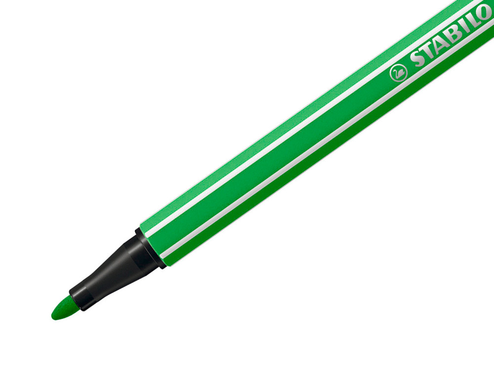 Marcador stabilo aguarelavel pen 68 verde folha 1 mm ( Imagem 5 de 9 ) - Preview