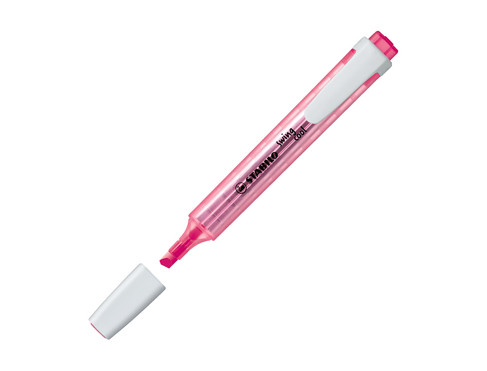 Marcador stabilo marcador fluorescente swing cool rosa (10 unidades) ( Imagem 3 de 9 ) - Preview