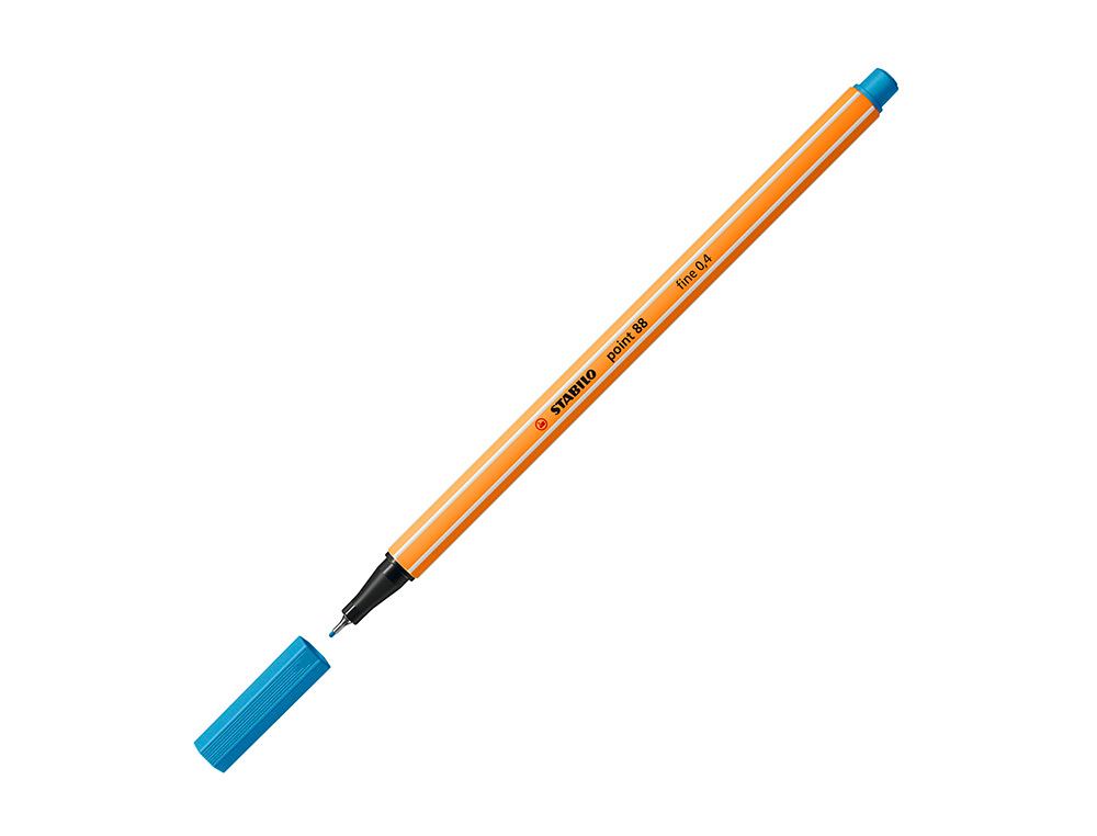 Marcador Point 88 Azul Turquesa - Stabilo - 0,4 mm 88/57 ( Imagem 4 de 9 ) - Preview