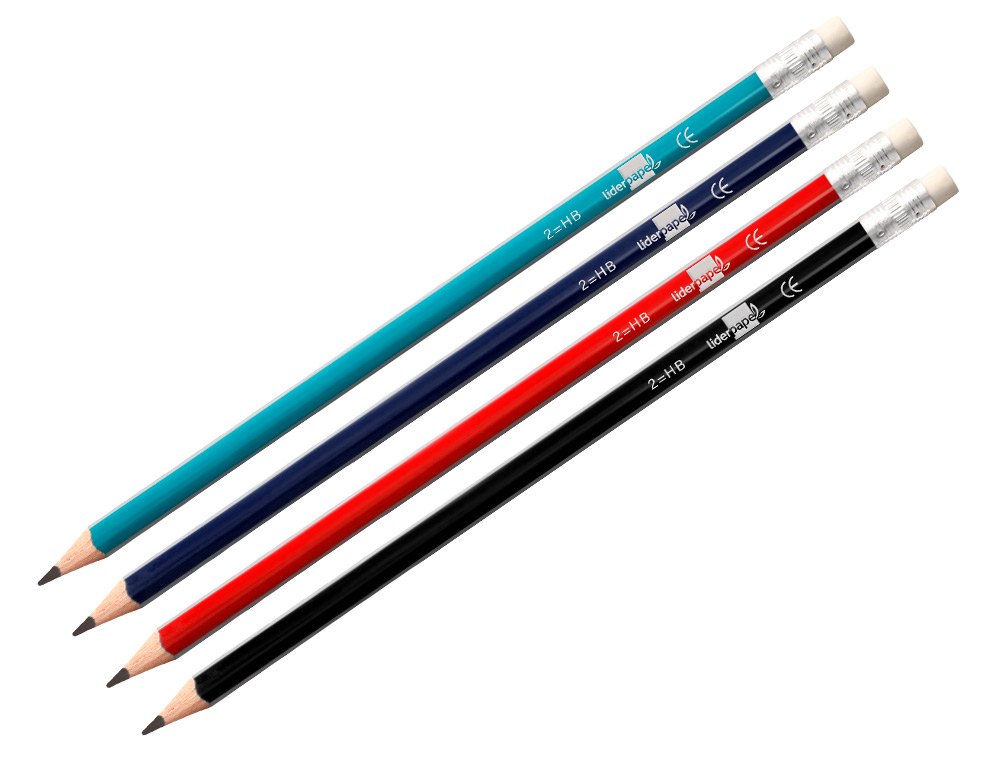 Lapis de grafite com borracha triangular hb - 12 lapis (12 unidades) ( Imagem 3 de 8 ) - Preview