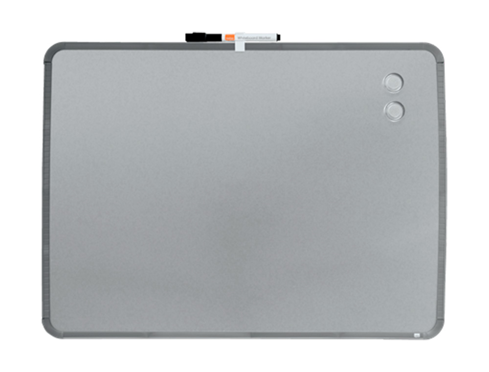 Quadro nobo magnetico para a casa moldura slim em aco prata 430x580 mm ( Imagem 2 de 5 ) - Preview