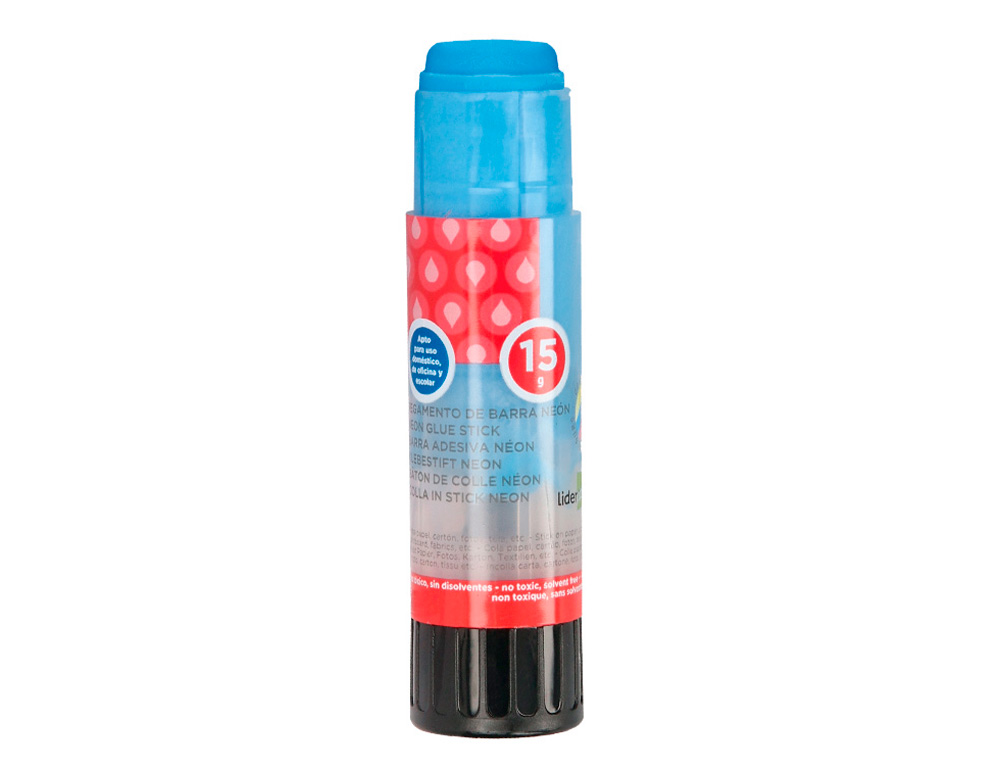 Cola em stick liderpapel 15 gr cor neon (24 unidades) ( Imagem 5 de 17 ) - Preview