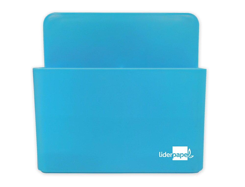 Porta lapis liderpapel plastico magnetico cor azul 125x75x40 mm ( Imagem 2 de 11 ) - Preview