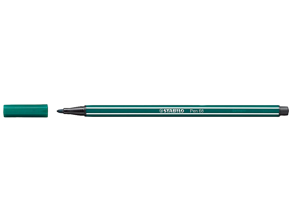 Marcador stabilo aguarelavel pen 68 azul verdoso 1 mm ( Imagem 4 de 6 ) - Preview