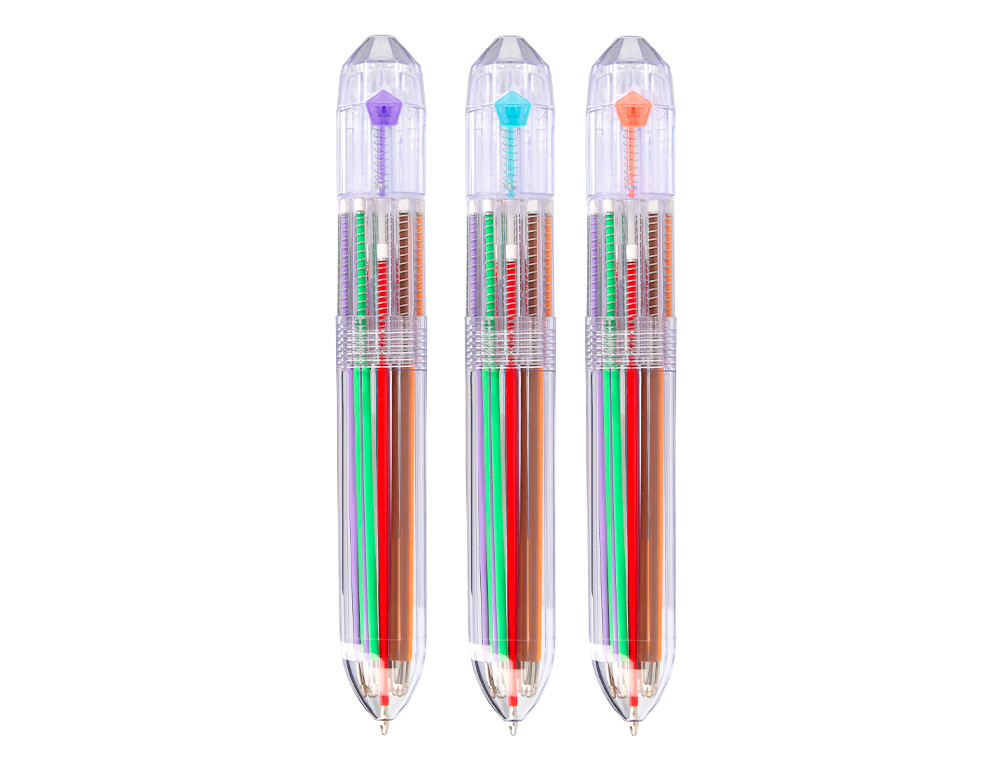 Esferografica liderpapel 10 em 1 corpo transparente 10 cores 1 mm retratil (36 unidades) ( Imagem 2 de 11 ) - Preview
