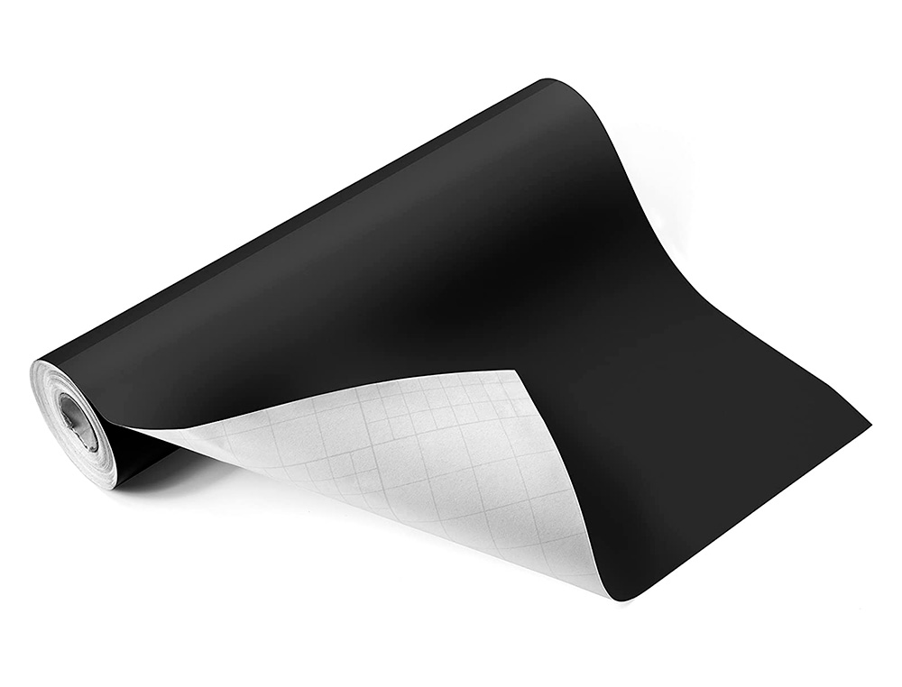 Rolo Adesivo Liderpapel Veludo Preto Rolo de 0,45 x 10 mt ( Imagem 2 de 12 ) - Preview