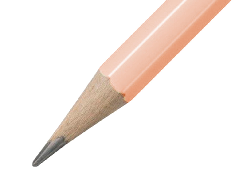 Lapis de grafite com borracha stabilo swano mina 2,2 mm dureza hb pessego pastel (12 unidades) ( Imagem 3 de 5 ) - Preview