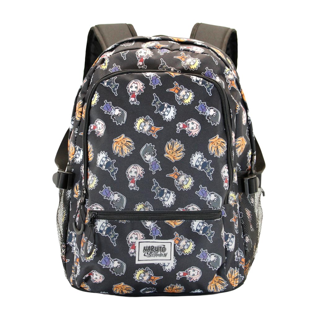 Naruto Wind Mochila Fight HS FAN, Preta ( Imagem 3 de 4 ) - Preview