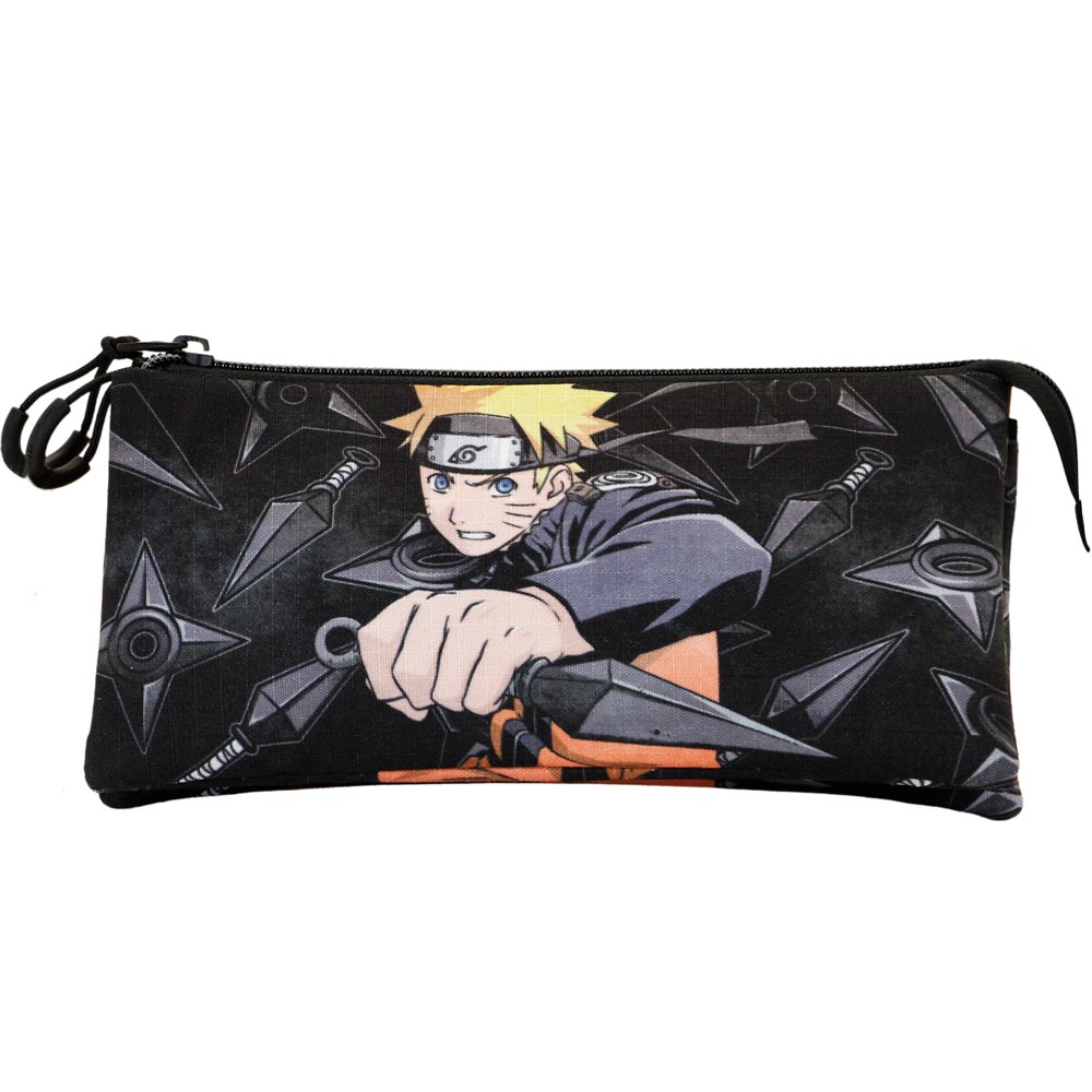 Naruto Weapons Estojo Triplo ECO, Preta ( Imagem 2 de 3 ) - Preview